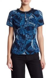 Marc by Marc Jacobs   Printed Peplum Blouse   Nordstrom Rack at Nordstrom Rack