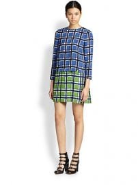 Marc by Marc Jacobs - Toto Layered Contrast Plaid Dress at Saks Fifth Avenue