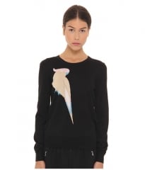 Marc by Marc Jacobs Betty Birdie Sweater Black Multi at Zappos