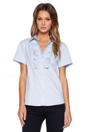 Marc by Marc Jacobs Candy Stripe Short Sleeve Shirt at Revolve