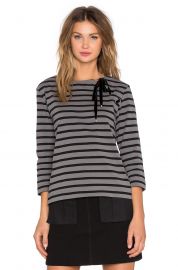 Marc by Marc Jacobs Jacquelyn Stripe Long Sleeve Top at Revolve