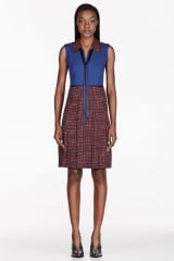 Marc by Marc Jacobs Polka Dot pleated dress at SSENSE