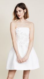 Marchesa Notte Beaded Applique Cocktail Dress at Shopbop