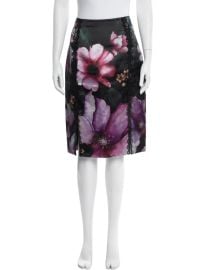 Marchesa Notte Mikado Pencil Skirt at The Real Real