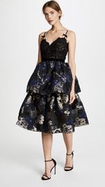 Marchesa Notte Two Tiered Cocktail Dress at Shopbop