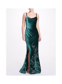 Marchesa Notte Velvet Gown at Verishop