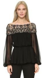 Marchesa Peasant Top at Shopbop