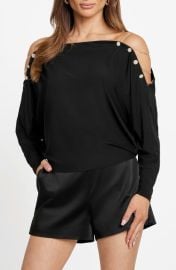 Marciano Adri Off the Shoulder Knit Top at Nordstrom