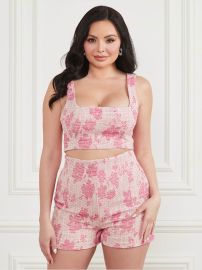 Marciano Avah Woven Crop Top at Guess