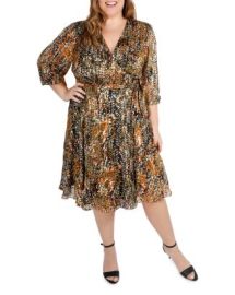 Maree Pour Toi Plus Burnout Wrap Dress   Bloomingdales at Bloomingdales