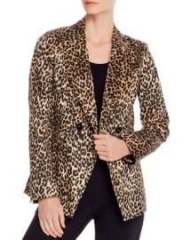 Marella Borgia Double-Breasted Leopard Blazer Women - Bloomingdale s at Bloomingdales