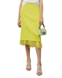 Marella Glassa Fringed Skirt Bloomingdales at Bloomingdales