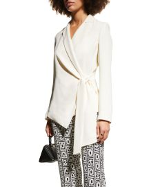 Marella Magia Semi-Fit Wrapped Blazer at Neiman Marcus