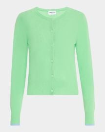 Marella Orlanda1 Crewneck Wool Cashmere Cardigan at Neiman Marcus