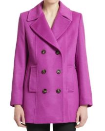 Marella Varna Wool Pea Coat Bloomingdales at Bloomingdales