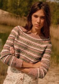 Marge Sweaters - Multicoloured stripes - Organic Cotton - Szane at Sezane