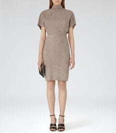 Margeaux Suede Dress at Reiss