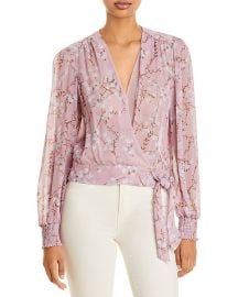 Margherita Floral-Print Silk Blouse at Bloomingdales