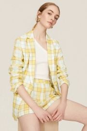 Margot Plaid Blazer by rag ampamp bone Rent the Runway at Rent the Runway