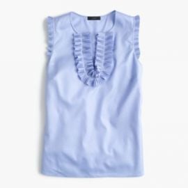 Margot Top In Airy Cotton Piqu Eacute at J. Crew