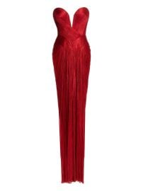 Maria Lucia Hohan Noor Silk Dress Red at Farfetch