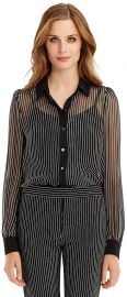 Mariah Chiffon Blouse at DvF