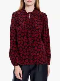 Marie Floral Silk Blouse by Gerard Darel at John Lewis