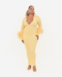 Marigold Maxi Dress in Butter Yellow Fumi The Label at Fumi the Label