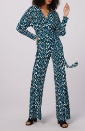 Marilou Abstract Print Long Sleeve Jumpsuit at Nordstrom Rack