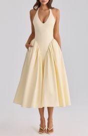 Marilyn Halter Cotton Blend Midi Sundress at Nordstrom