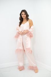 Marilyn Silk Robe - L Laurir at Le Laurier Bridal