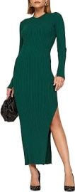 Marina Moscone Collective RTR Design Collective Green Midi Sweater Dress Green Medium at Womens Clothing store at Amazon