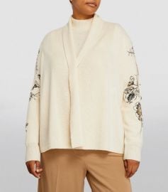 Marina Rinaldi Wool Embellished Cardigan at Harrods