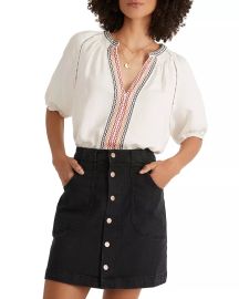 Marine Layer Bea Peasant Blouse at Bloomingdales