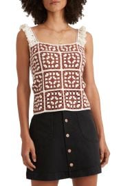 Marine Layer Cora Crochet Tank Top at Nordstrom Rack