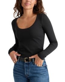 Marine Layer Lexi Long Sleeve Ribbed Tee Bloomingdales at Bloomingdales