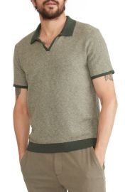 Marine Layer Liam Johnny Collar Polo at Nordstrom