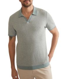 Marine Layer Liam Short Sleeve Sweater Polo Bloomingdales at Bloomingdales