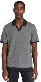 Marine Layer Liam Sweater Polo Charcoal XL at Shopbop