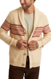 Marine Layer Nate Stripe Cotton Cardigan at Nordstrom