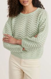 Marine Layer Ruby Pointelle Sweater at Nordstrom Rack