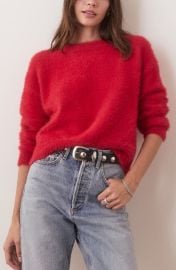 Marine Layer Teddy Eyelash Crop Sweater at Nordstrom