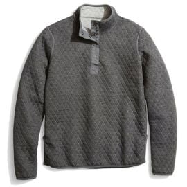 Marine Layer Women39s Heather GreyCharcoal Corbet Pullover at Merchology