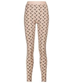 Marine Serre - Printed jersey leggings at Mytheresa