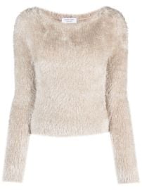 Marine Serre Crescent-motif Knitted Jumper - at Farfetch