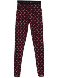 Marine Serre Moon Jersey Leggings Black at Farfetch