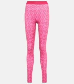 Marine Serre Printed High rise Leggings at Mytheresa