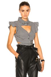 Marissa Webb Denise Gingham Blouse at FWRD