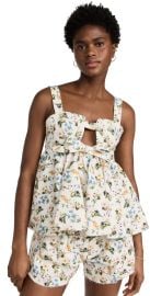 Marissa Webb Leighton Botanical Floral Empire Top at Shopbop
