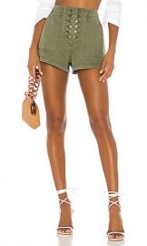 Marissa Webb Stellan Shorts in Military Green from Revolve com at Revolve